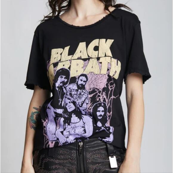 Recycled Karma Tops - NWOT Recycled Karma  Black Sabbath Band Tee
